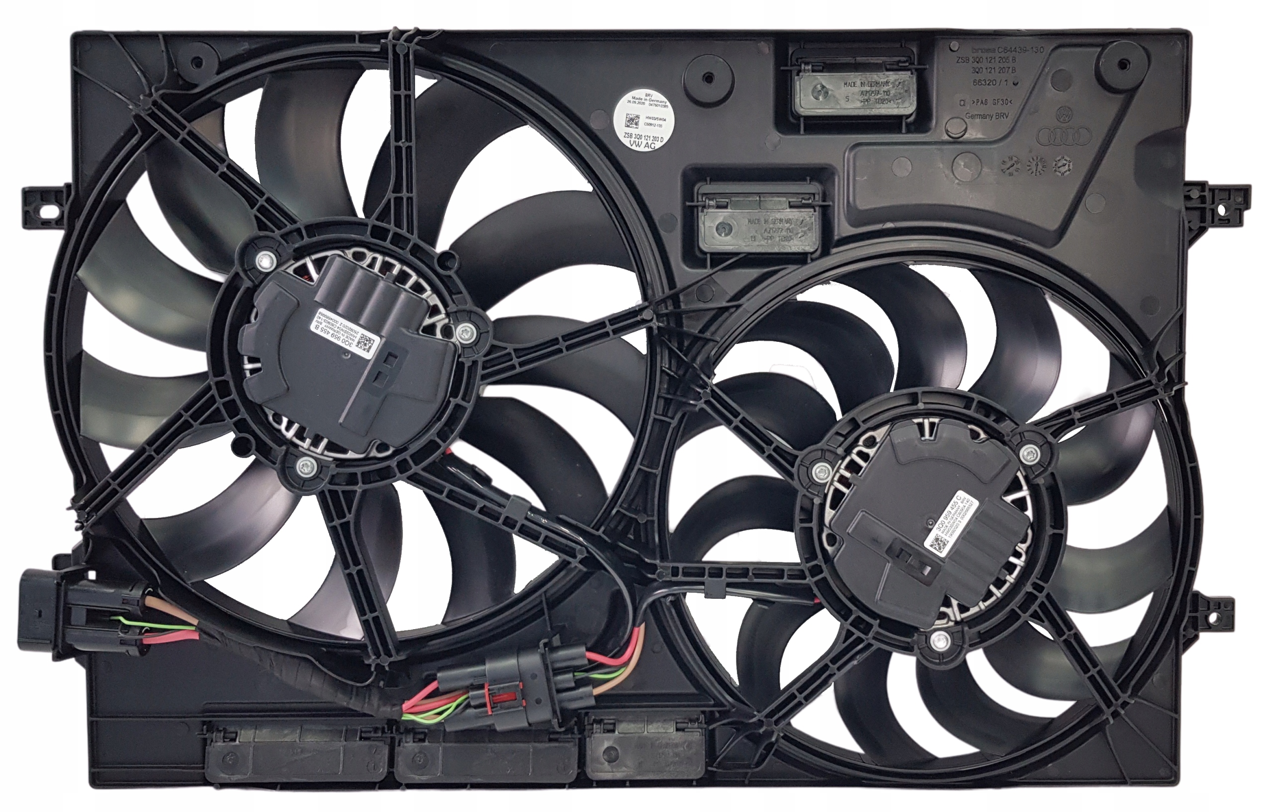 3Q0121207B 3Q0121203D - Вентилятор SKODA OCTAVIA SUPERB III 13-3Q0121203D