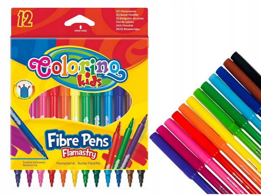 

Colorino Flamastry Szkolne 14588