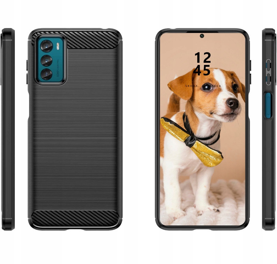 

Case Etui Pancerne Karbon 2x Szkło Do Motorola G42