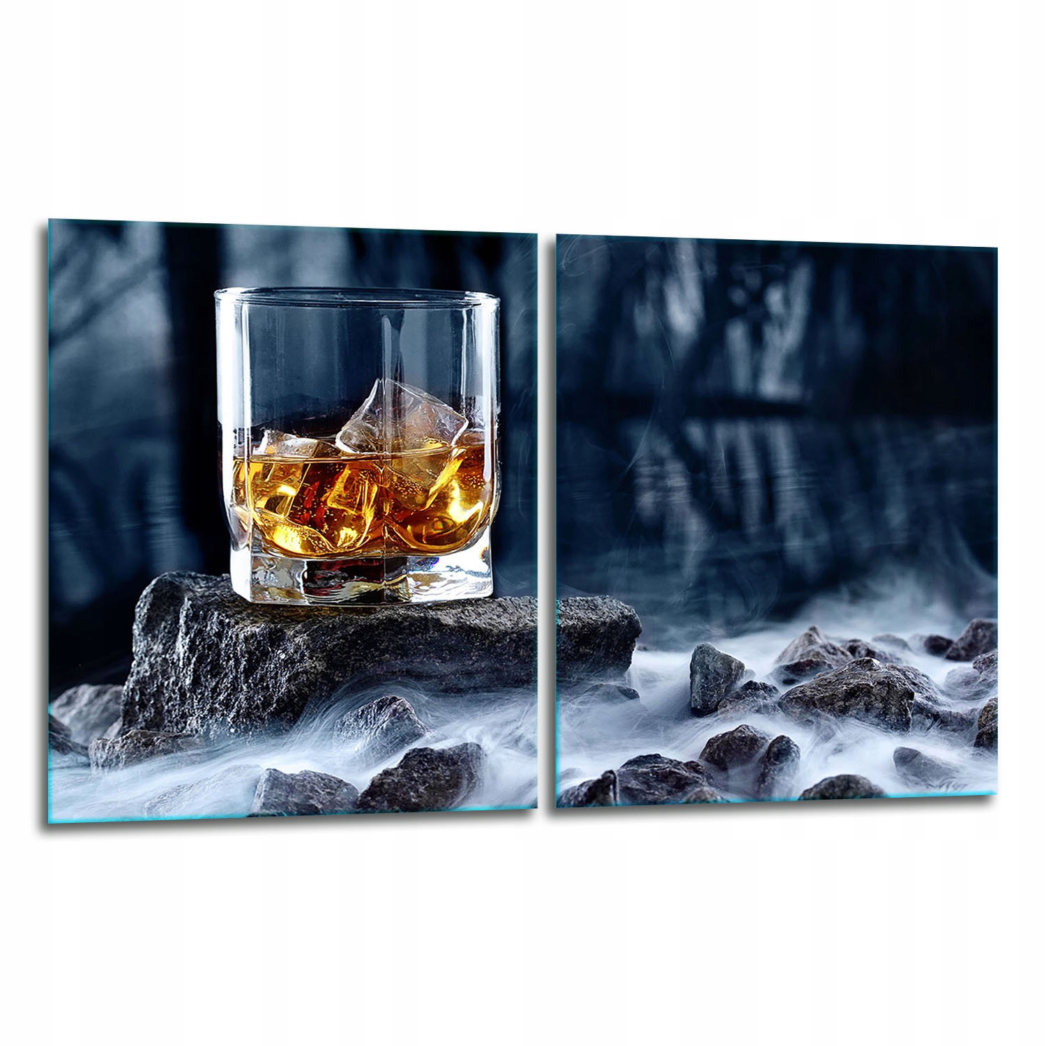 2x Ochranná Skleněná Deska Na Sporák 40x52 Whisky Kuchyně Tvrzené Sklo