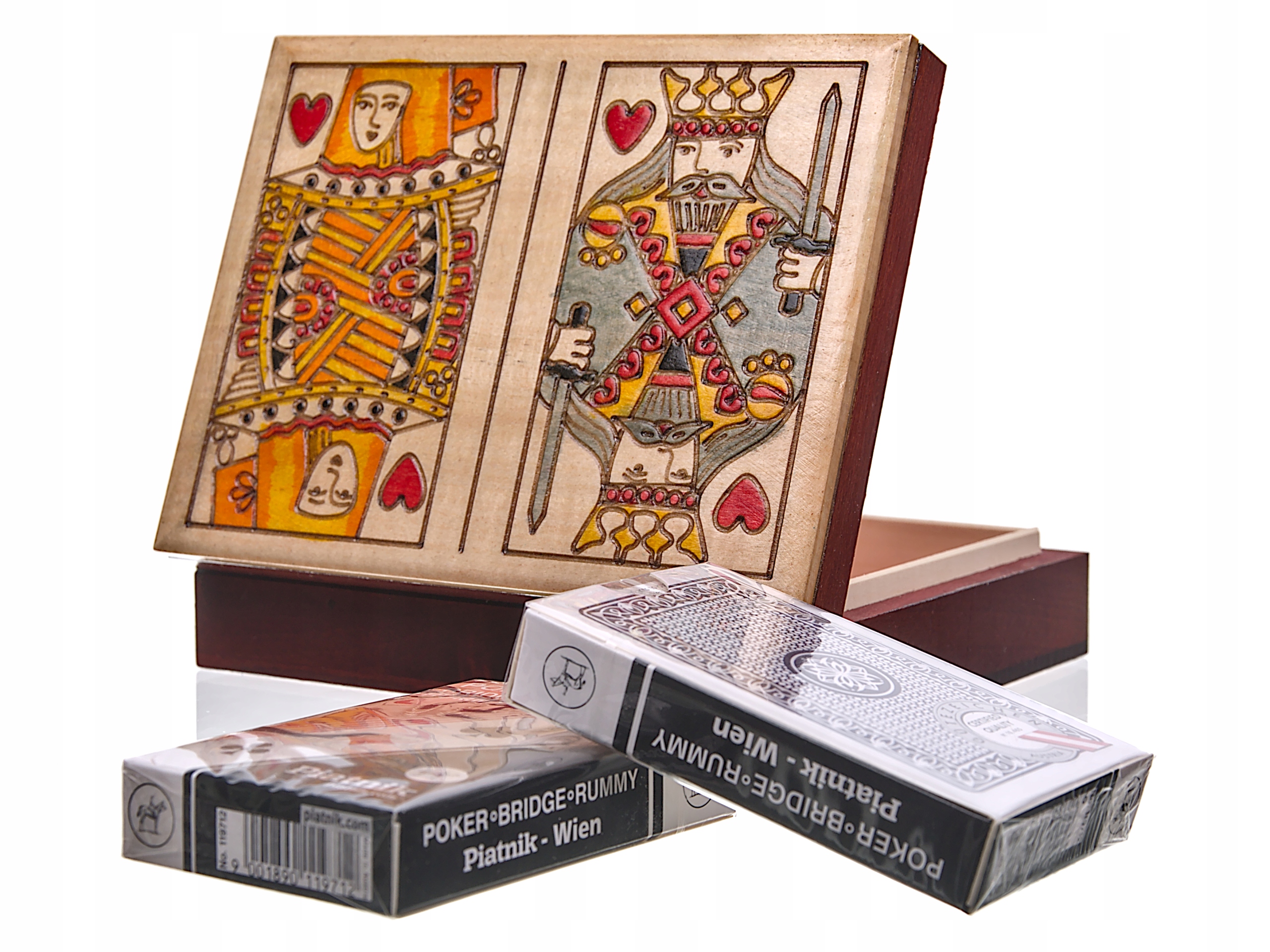 Karciarka PUDEŁKO NA KARTY + PIATNIK Standard