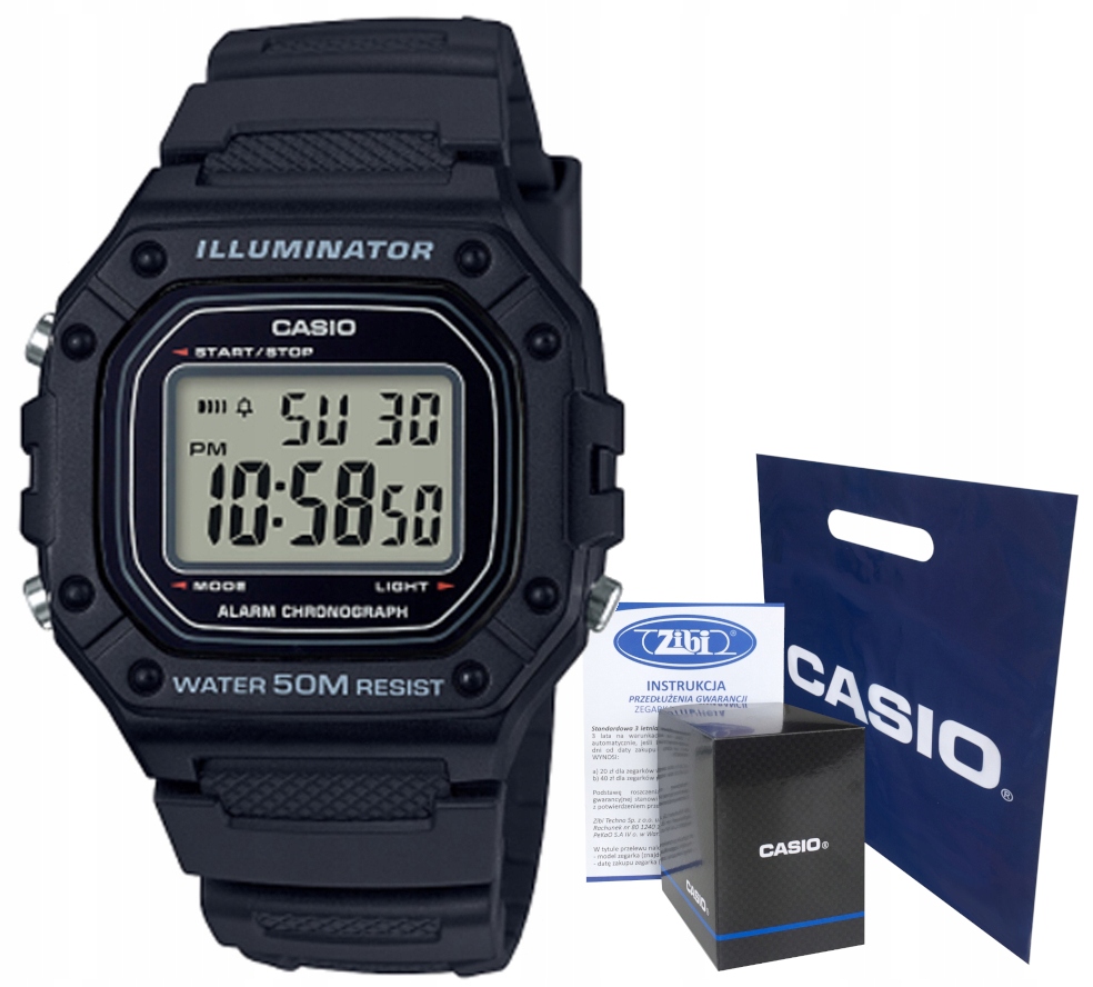 

Zegarek męski Casio W-218H -1AVEF hologram