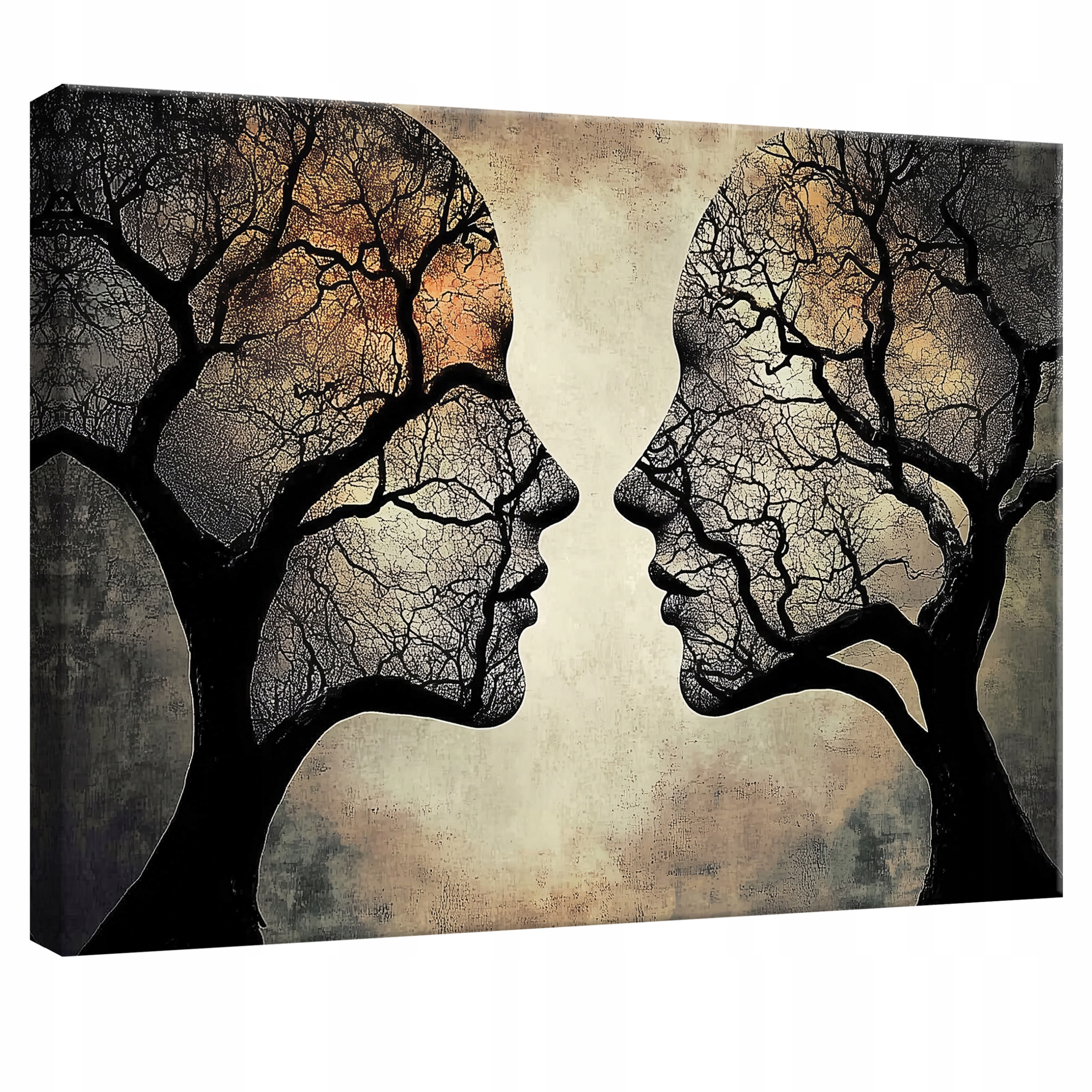 Obraz Do Sypialni Salonu Kuchni Drzewo Kobieta Na Płótnie Ścianę 120x80