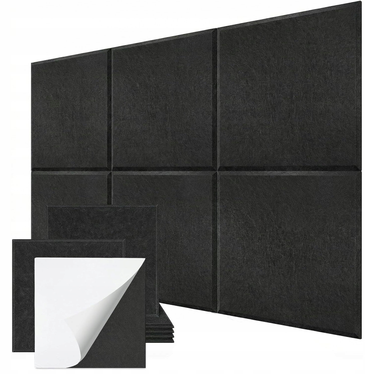 Panele Akustyczne Samoprzylepne 8x Tablica Ogłoszeń Filcowa 30X 30X 1,2 Cm