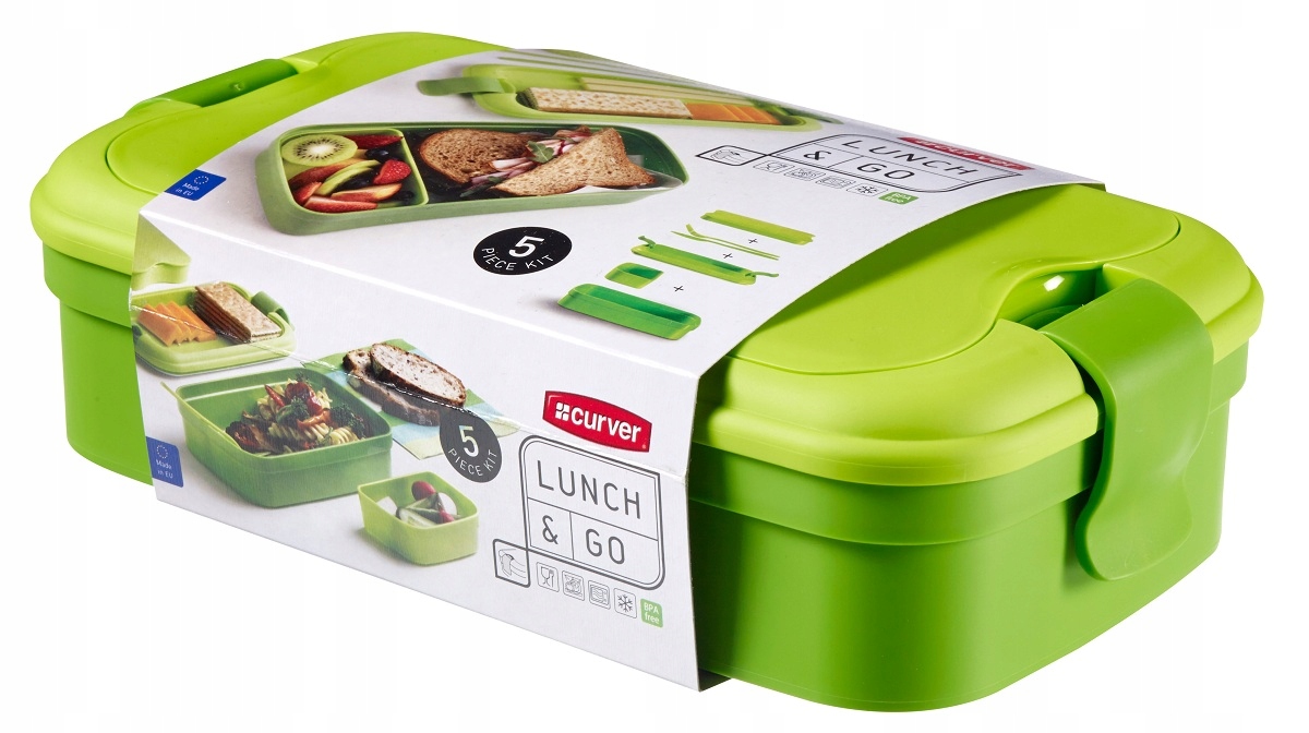 

Pojemnik śniadaniowy ze sztućcami Lunch Go Curver
