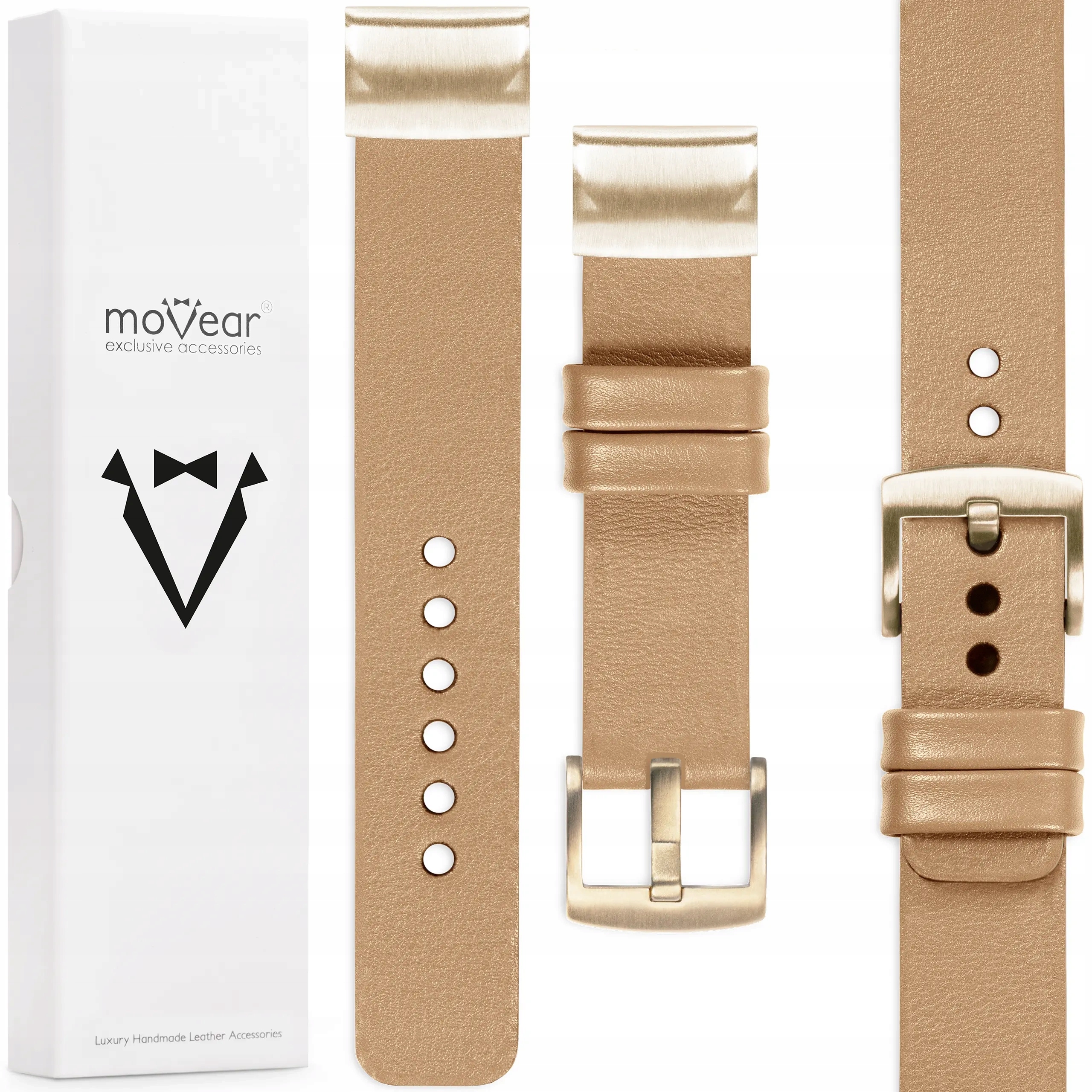 Kožený řemínek pro Garmin QuickFit 20 Fenix 8s 7s 6s 5s, exkluzivní