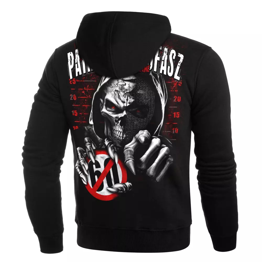 pánská mikina s kapucí „Viz komu důvěřuješ – Zrada hodná zatracení“ S