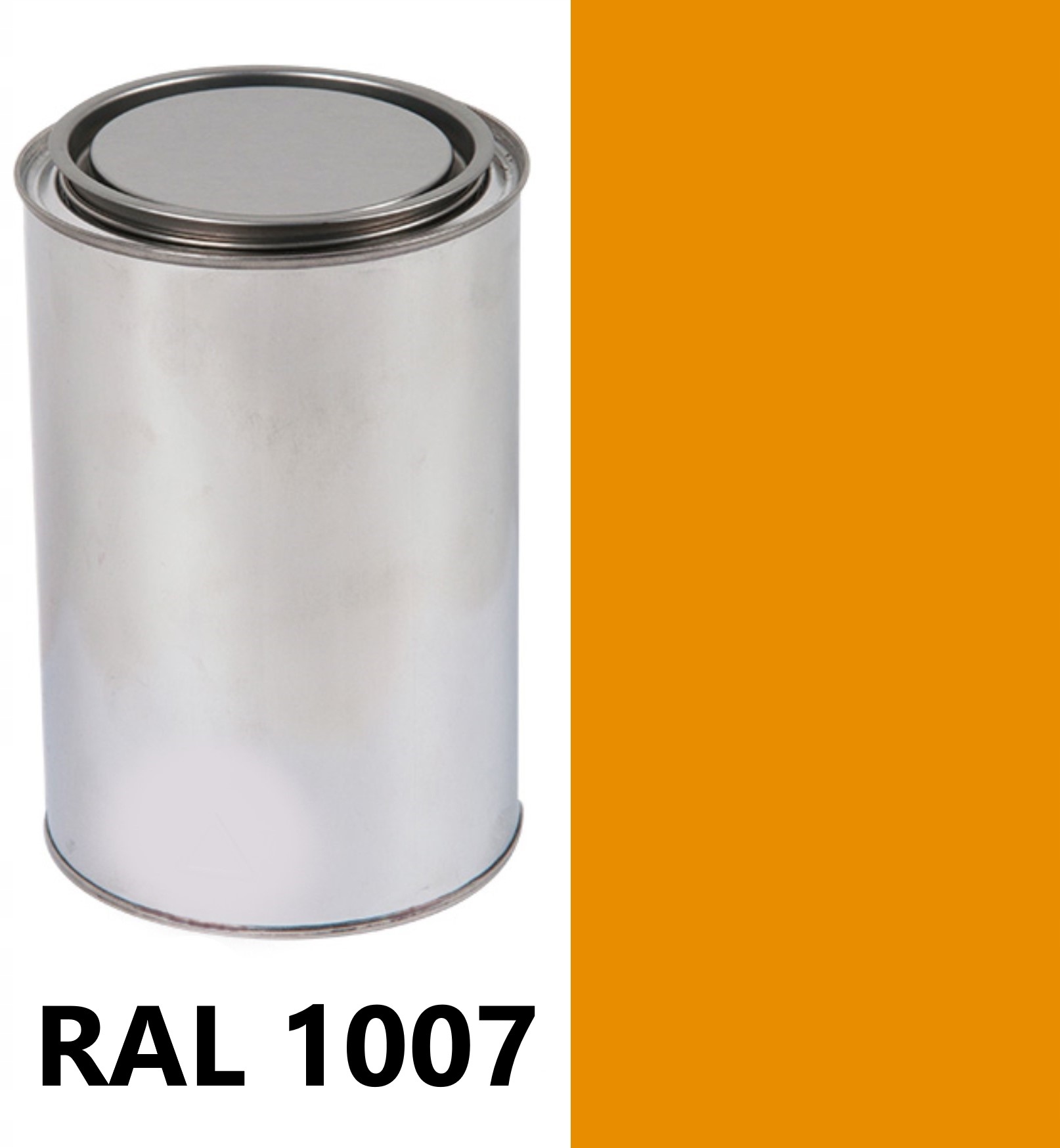 Ral 1007 Półpołysk Gruntoemalia 2W1 Poliuretanowa 2:1 1L