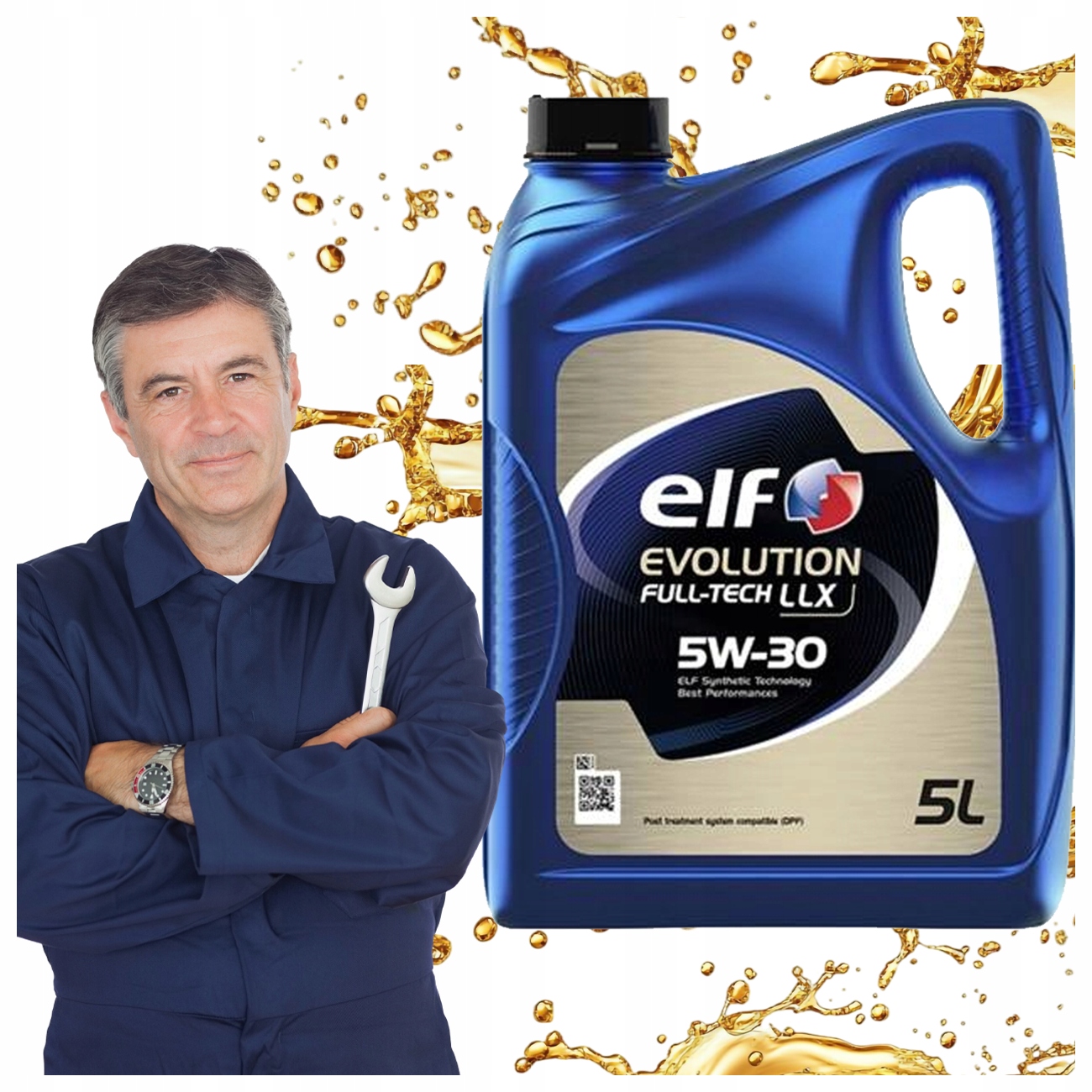 Motorový Olej Elf Evolution Ft LLX 5V30 5 L