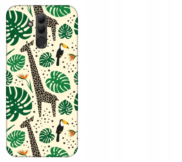 

Etui pokrowiec Huawei Mate 20 Lite Żyrafy tukany d