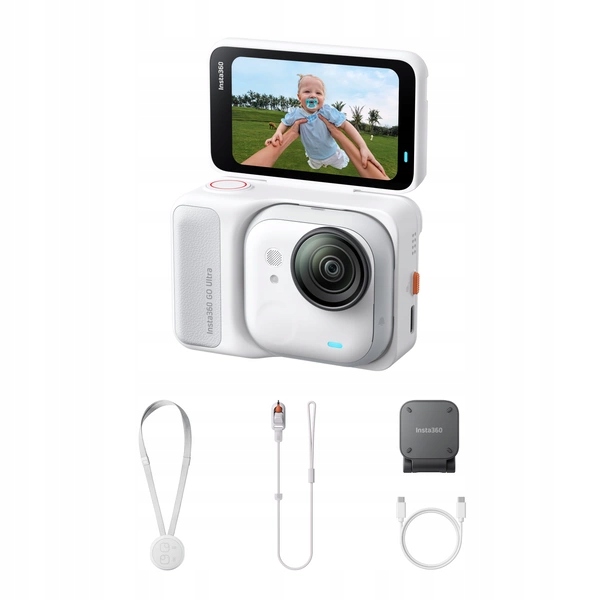Insta360 Go Ultra Standard Bundle Športová kamera 4K 53g Biela