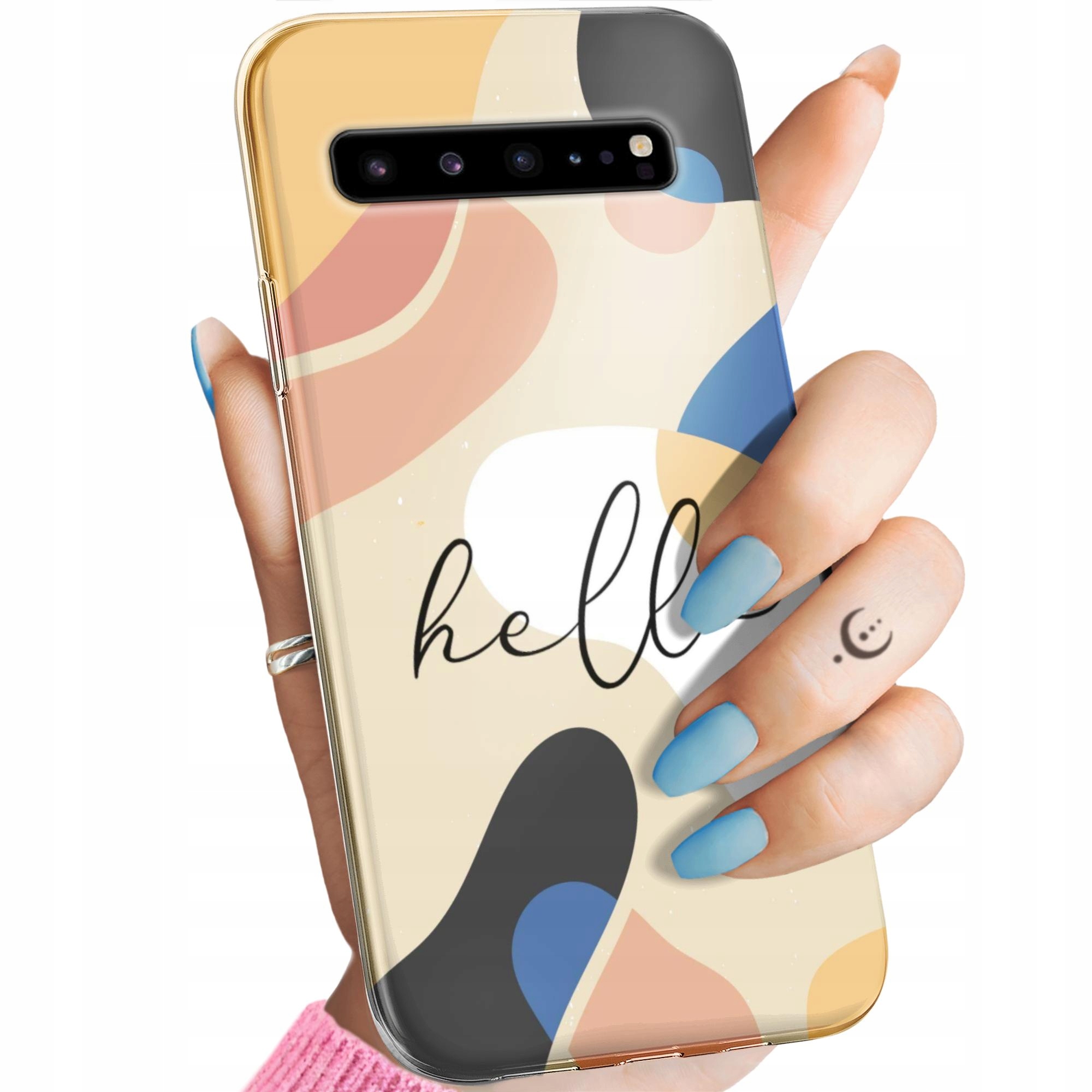 Etui Do Samsung Galaxy S10 5G Abstrakcja Kształty Obudowa