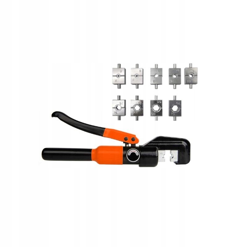 ZACISKARKA HYDRAULICZNA PRASKA DO KABLI PRZEWODÓW MATRYCE 4-70 MM Stan opakowania oryginalne