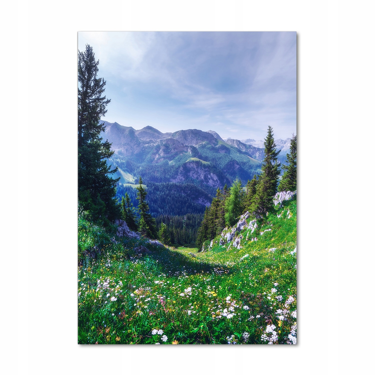 

Nowoczesny obraz zdjęcie na akrylu Alpy 70x100cm