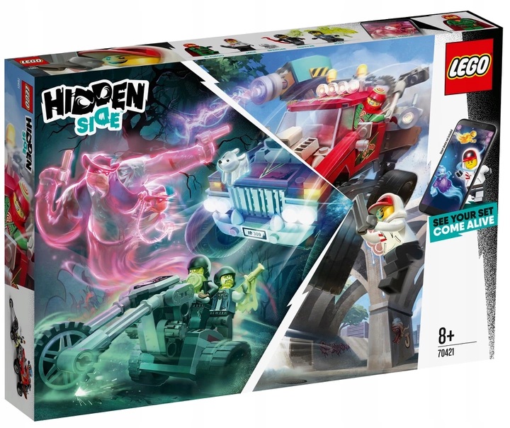 

Lego Hidden Side Samochód kaskaderski Fuego 70421