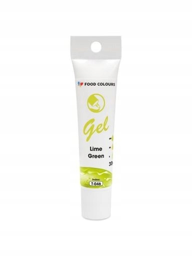 Levně Food Colours Gelová barva tuba T 046 Lime Green Zelená