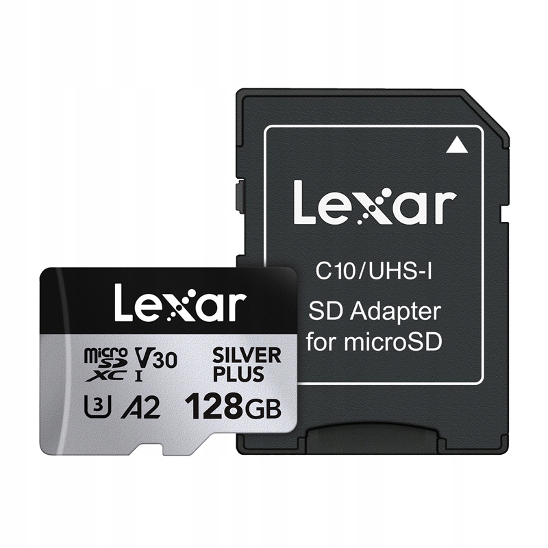 Paměťová karta Lexar High-Performance Silver Plus microSDXC 128 Gb adaptér