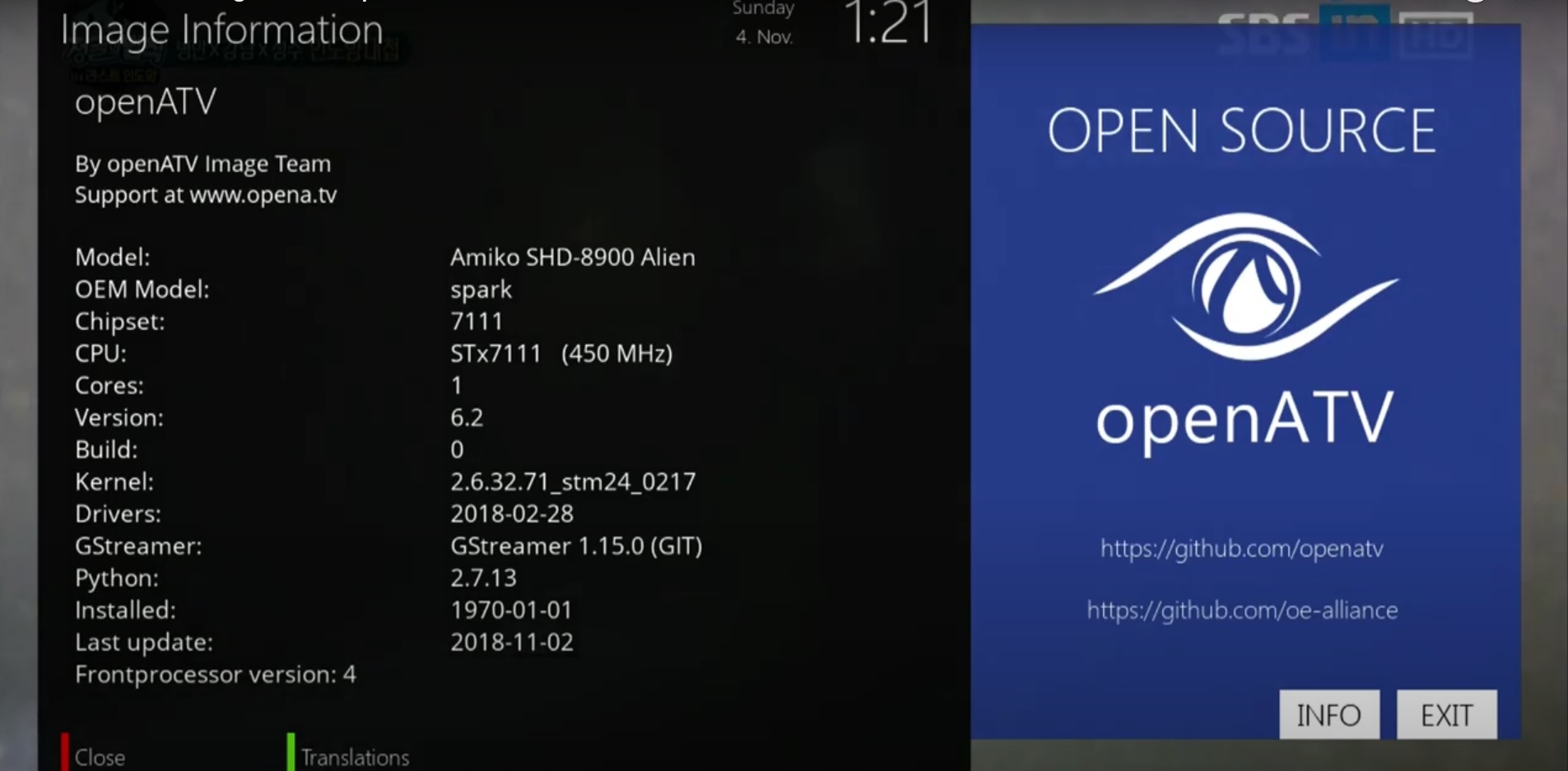 TUNER ZGEMMA H11S 4K ENIGMA2 DEKODER Cccam ORYGINAŁ Rodzaj cyfrowy
