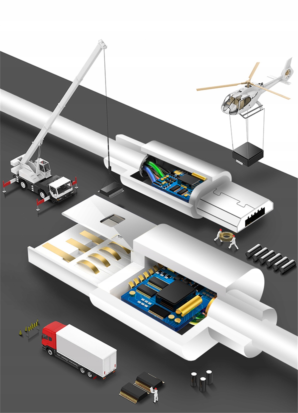 Kabel micro USB typ B BLOW Quick Charge QC 2 m EAN (GTIN) 5900804101376
