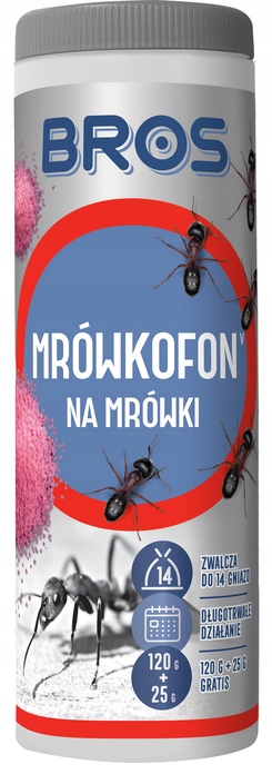 

Bros Mrówkofon likwiduje mrówki 120g