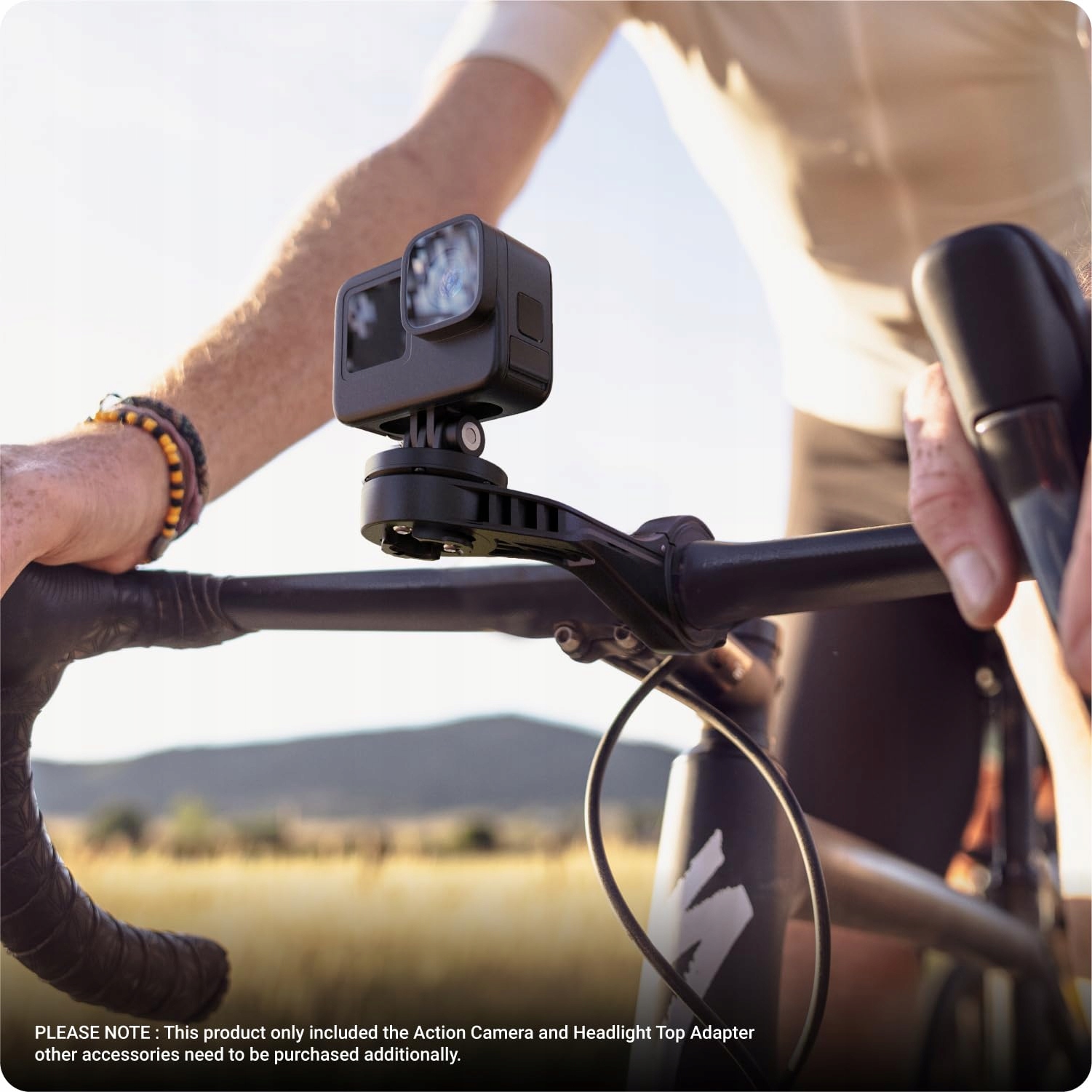 Adapter Lampki Top Do Garmin Uchwyt Kamery Sportowej Rowerowej TUSITA — miniatura 7