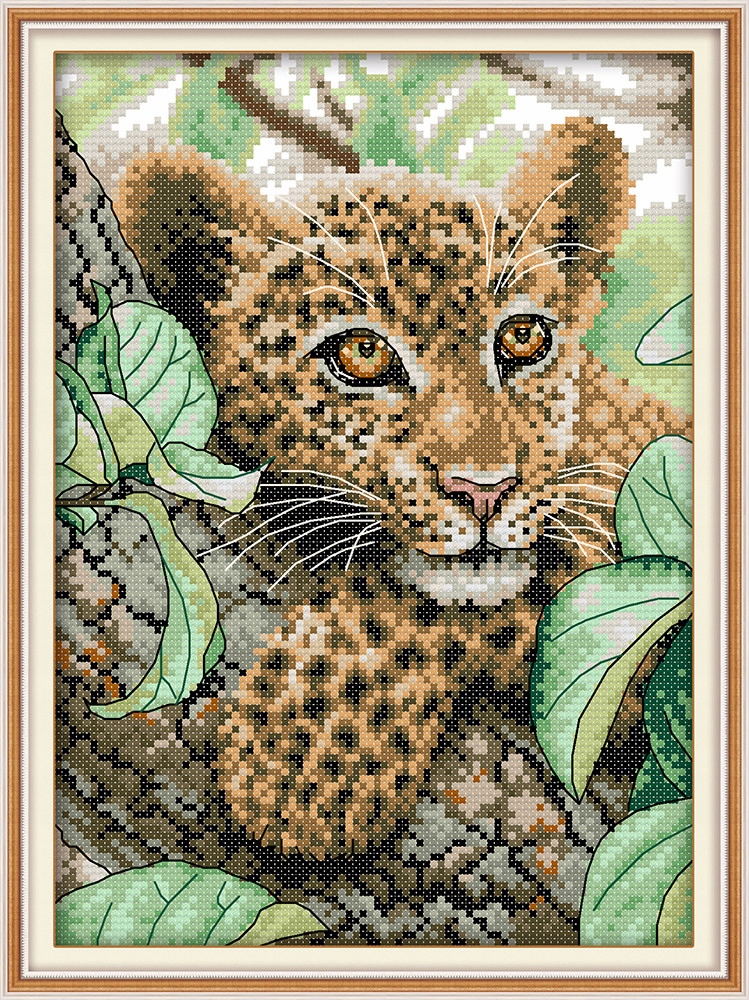 Křížková výšivka počítaná sada (kanva, mulina)