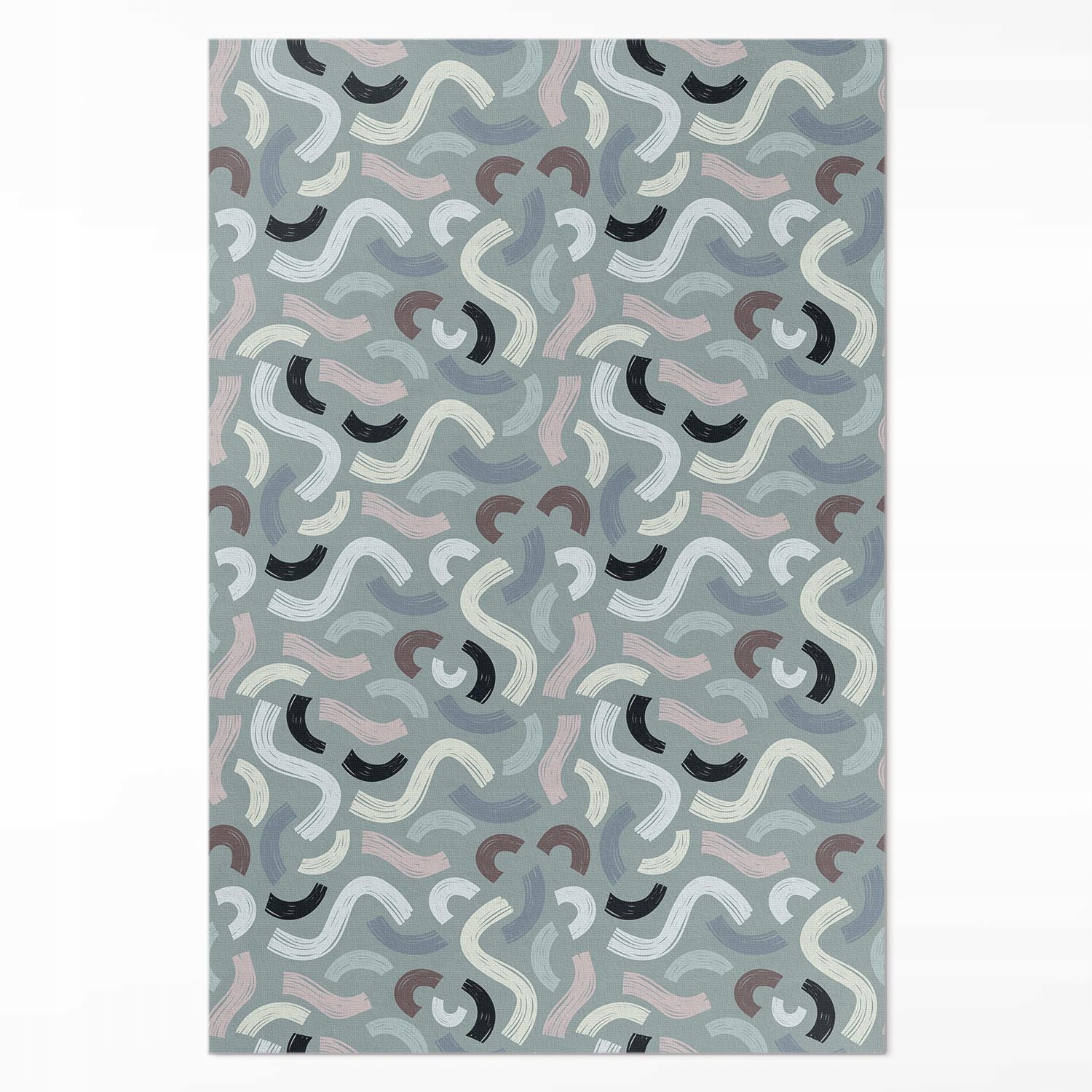 Vinylová vnitřní podložka do kuchyně Abstraktní retro linie Velký 140 x 210 cm