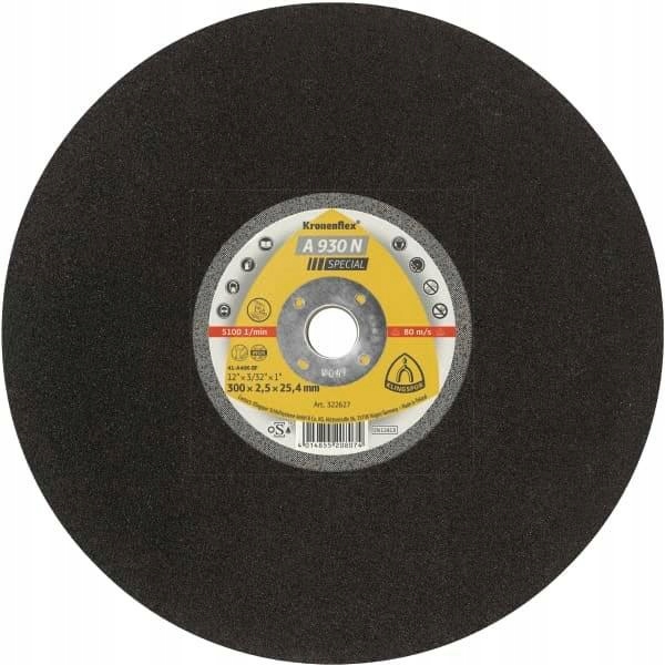 KLINGSPOR TARCZA DO CIĘCIA METALU 350*3,0*25,4 A930N Supra K322628