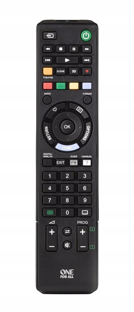Dálkový ovladač One For All Urc 1912 pro Tv Sony, černý