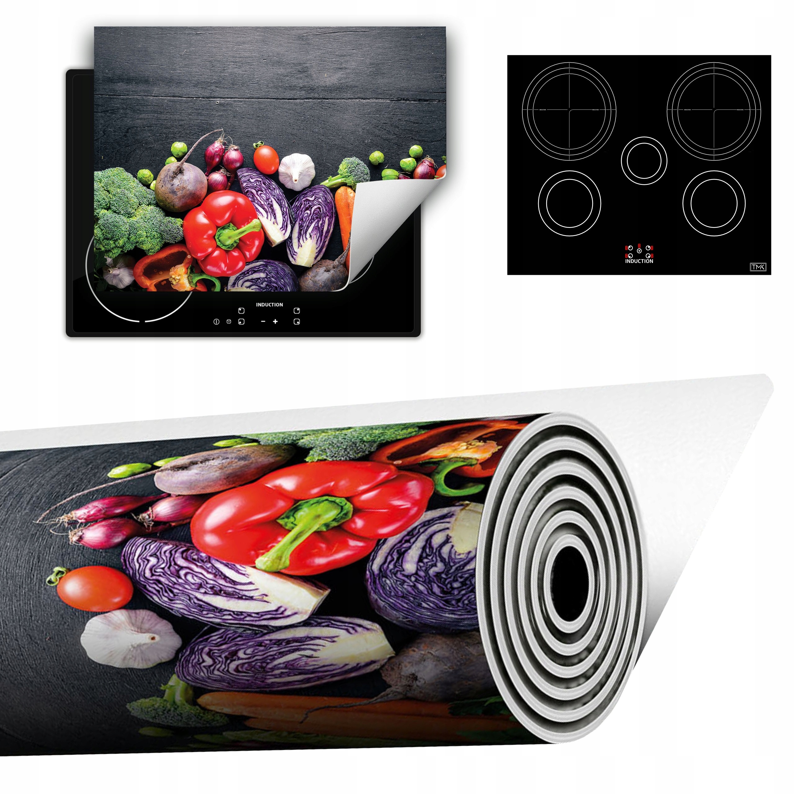 Vinylová Podložka Do Kuchyně Více Místa 70x52 zelenina