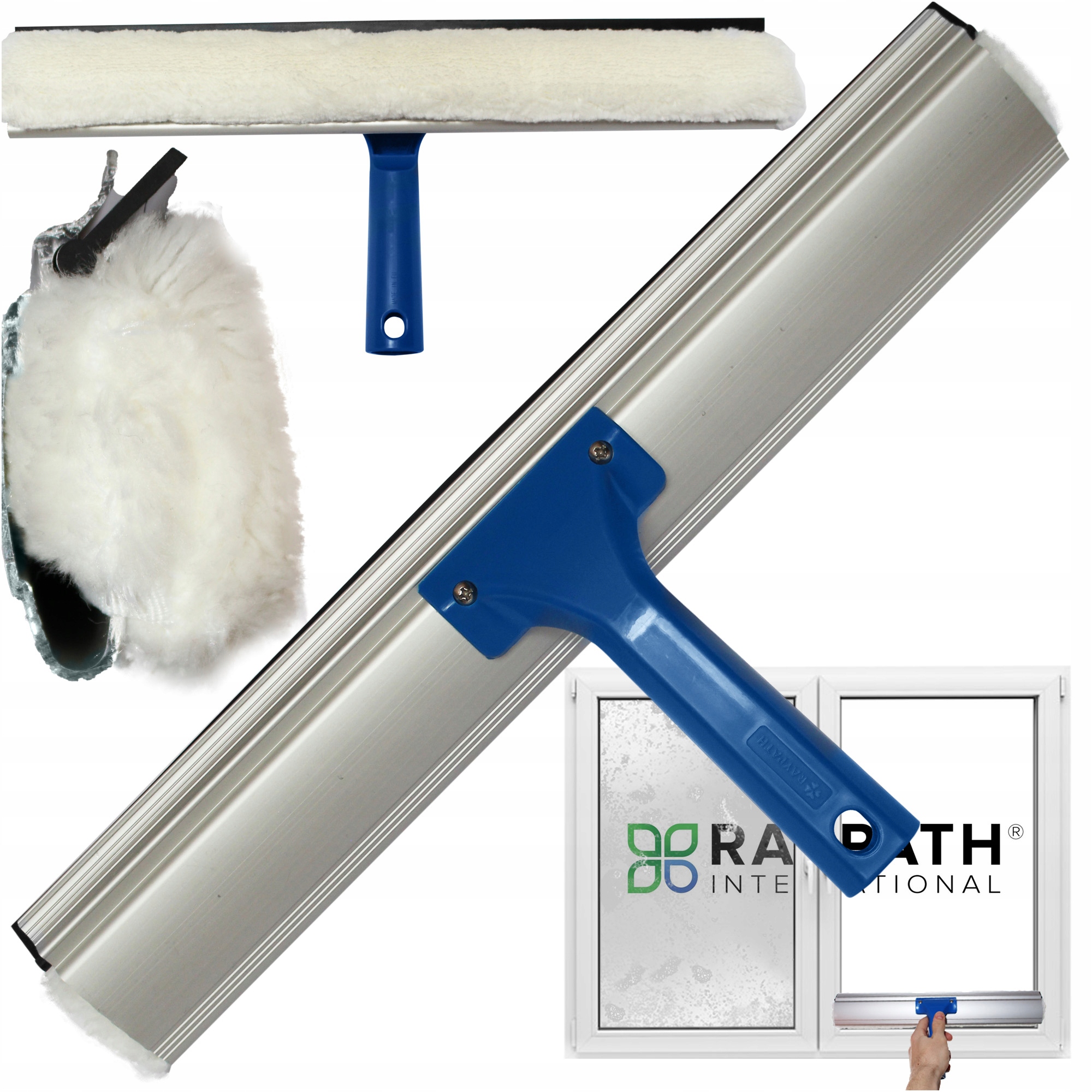 Raypath čistička Kávovar 40 cm na vodu Mytí oken a skel Stěrka bez šmouh