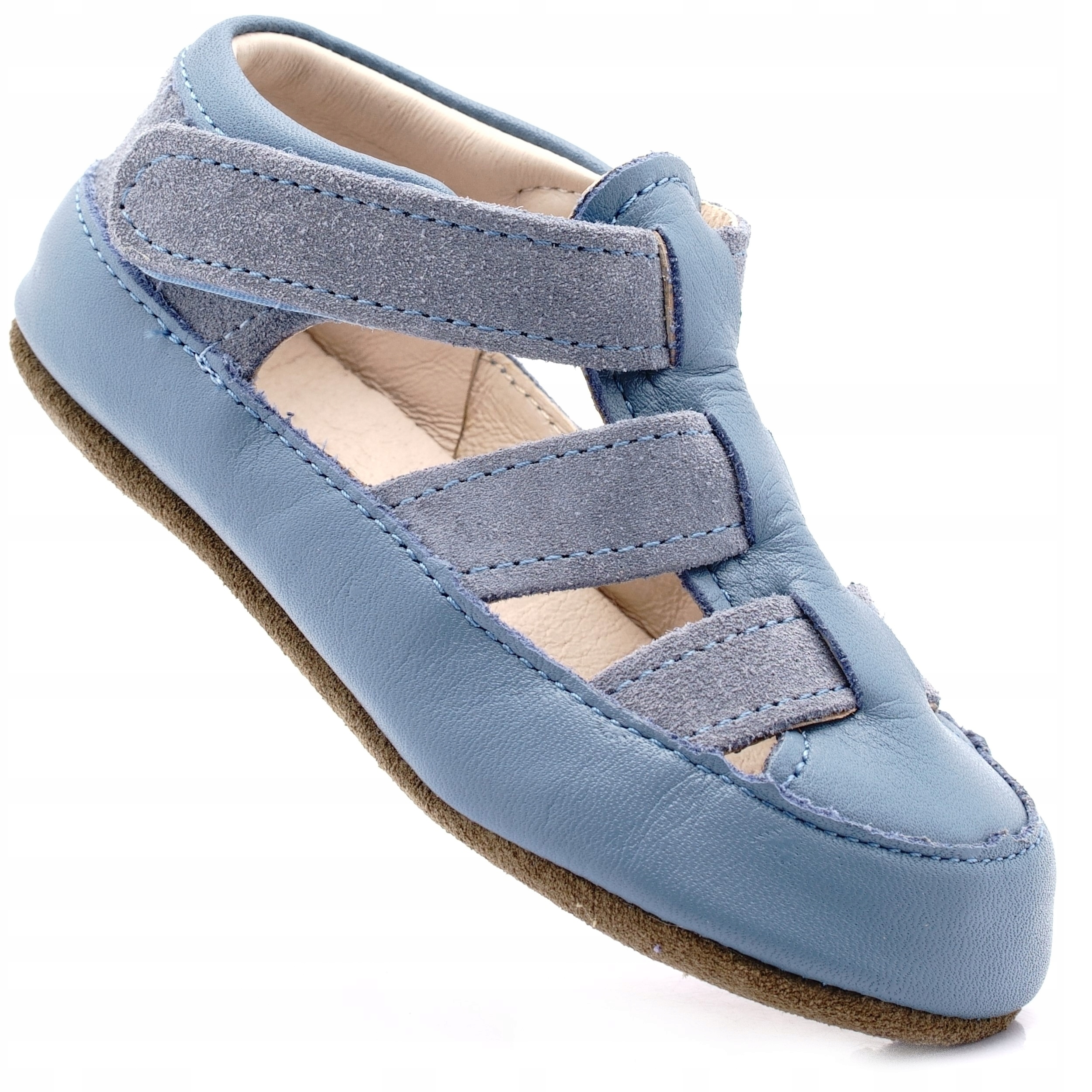 Kapcie Dziecięce Skórzane Obex Lambi Barefoot r. 31