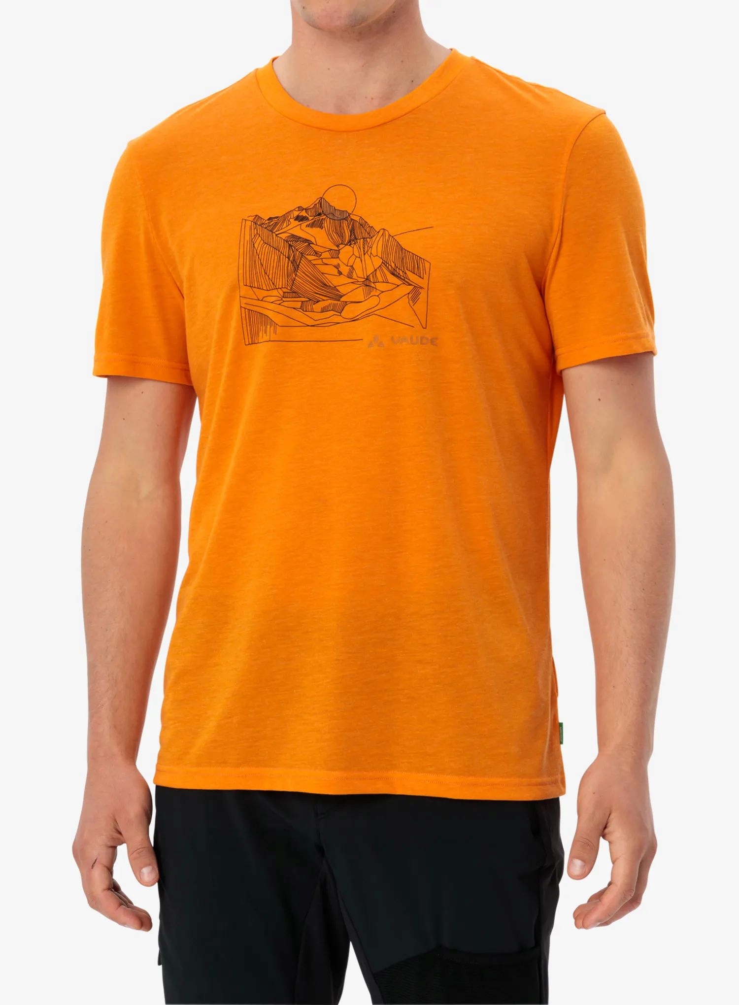 Rychleschnoucí tričko Vaude Tekoa T-Shirt III kurkuma uni S