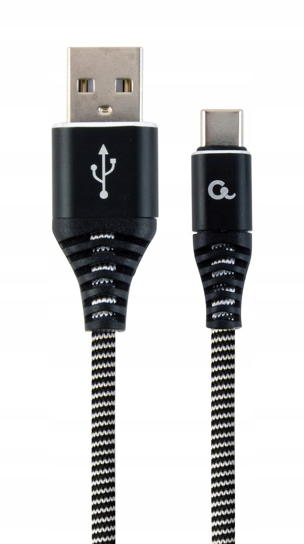 Gembird Premium Kabel Usb-c 2.0 (am/cm) Metalowe Wtyki, Oplot Nylonowy 2M,