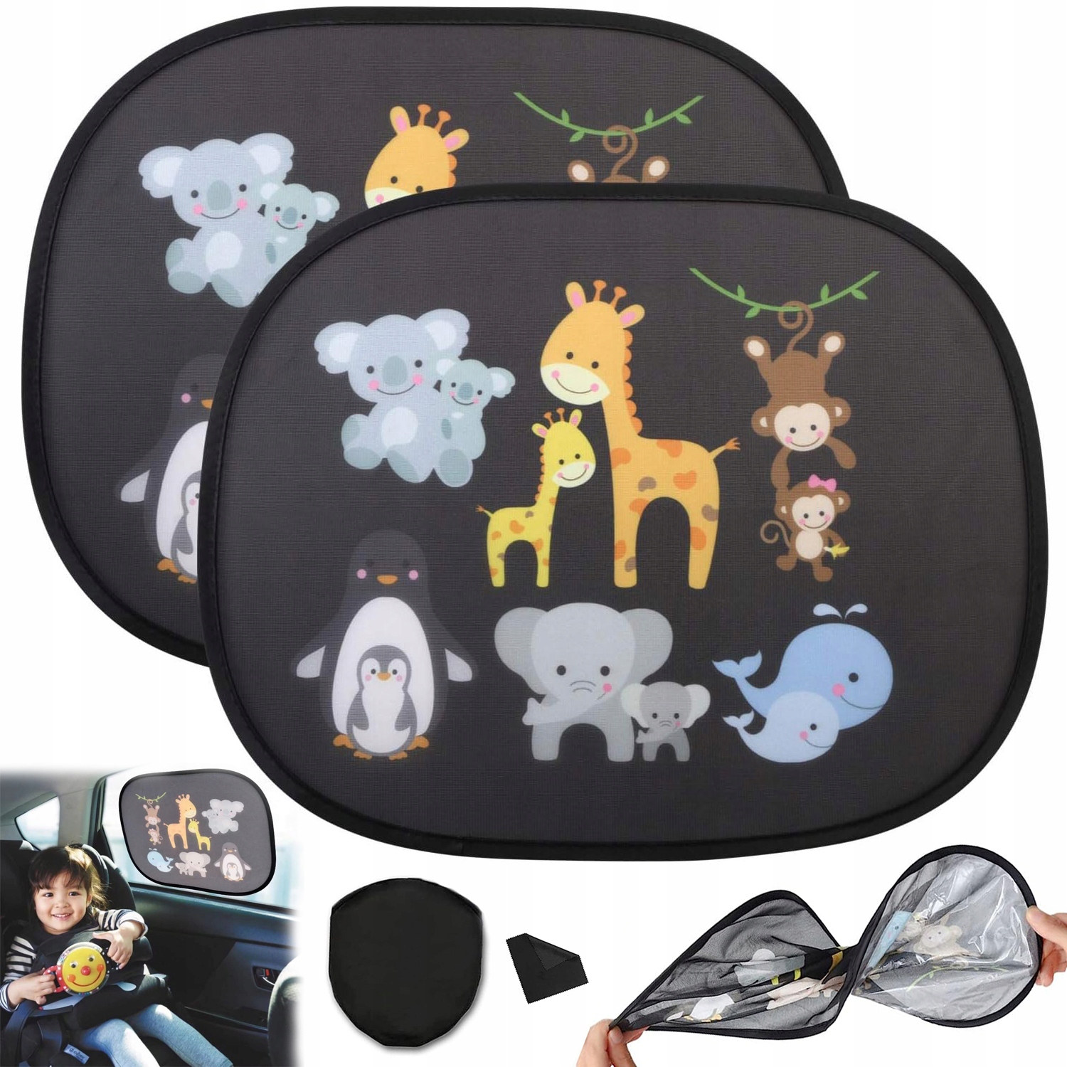 OSŁONA PRZECIWSŁONECZNA NA SZYBĘ ELEKTROSTATYCZNA 2SZT