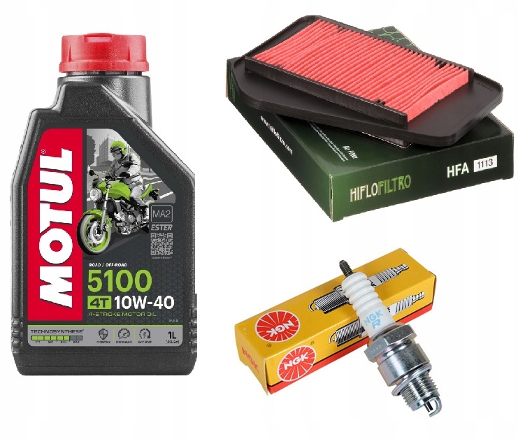 

Olej Filtr Świeca Honda Cbr 125 04-19 JC34 JC39
