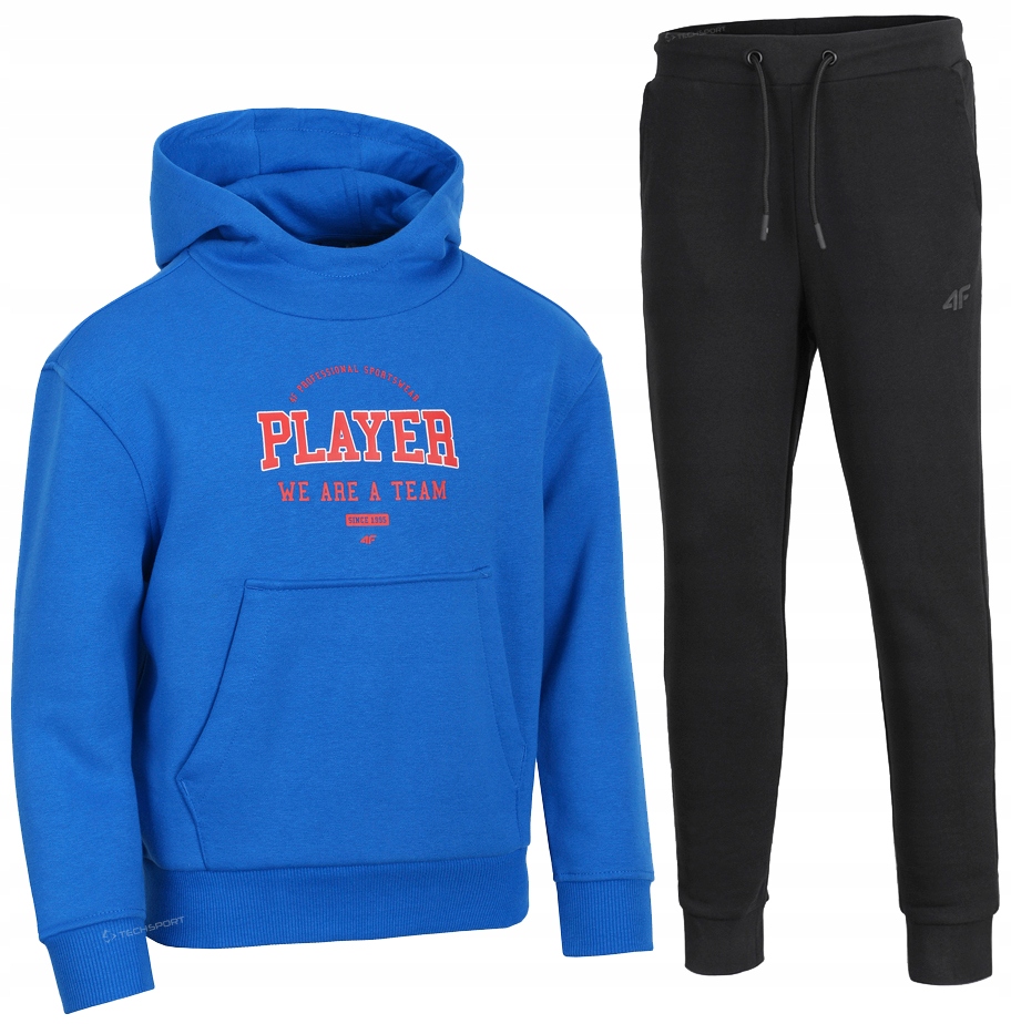 

4F Chłopięcy Dres Komplet Bluza Spodnie 152