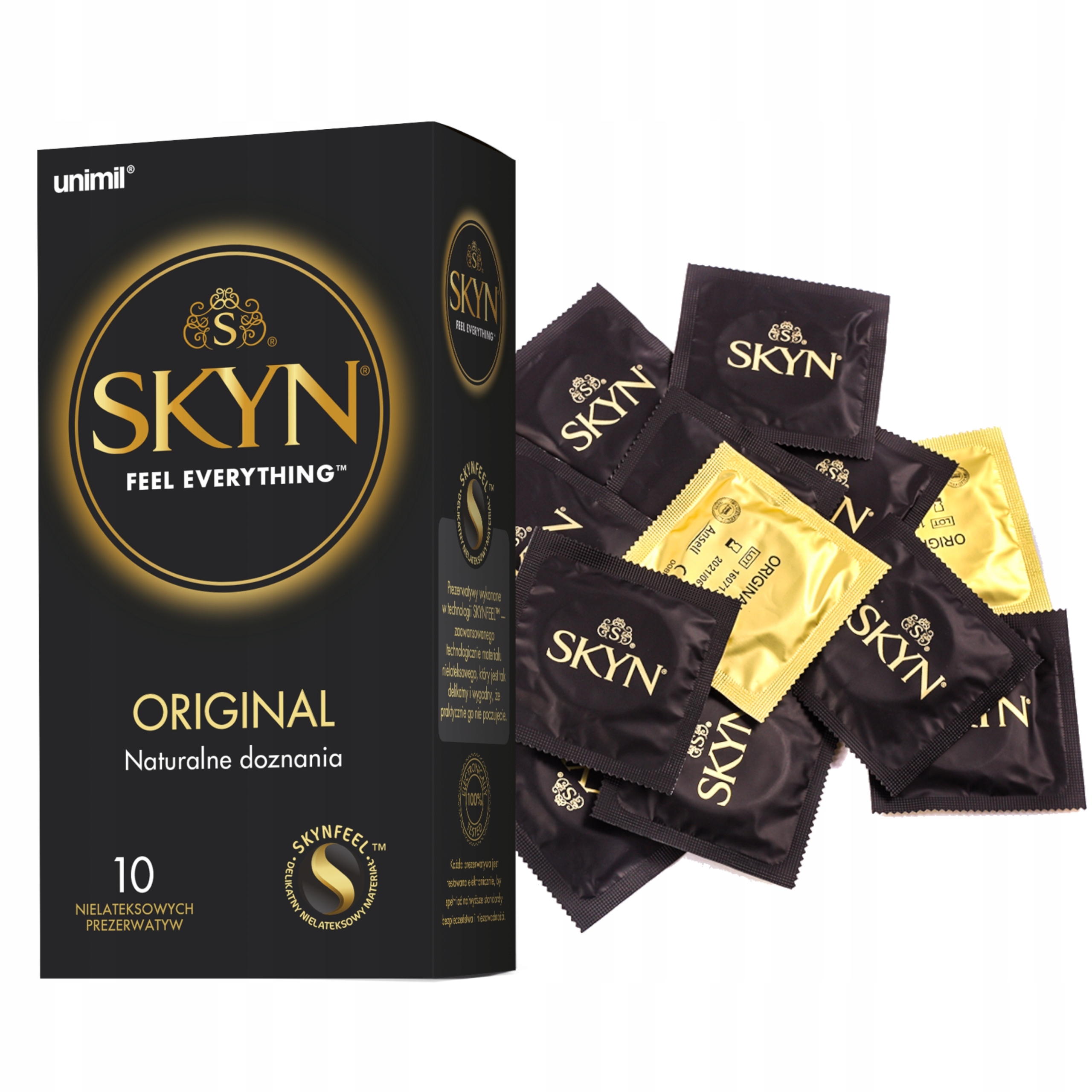 

Wypełnienie Kubka 5 Szt Prezerwatywy Skyn Original
