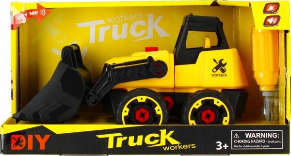 Spychacz POJAZD do SKRĘCANIA dla Chłopca Zabawka