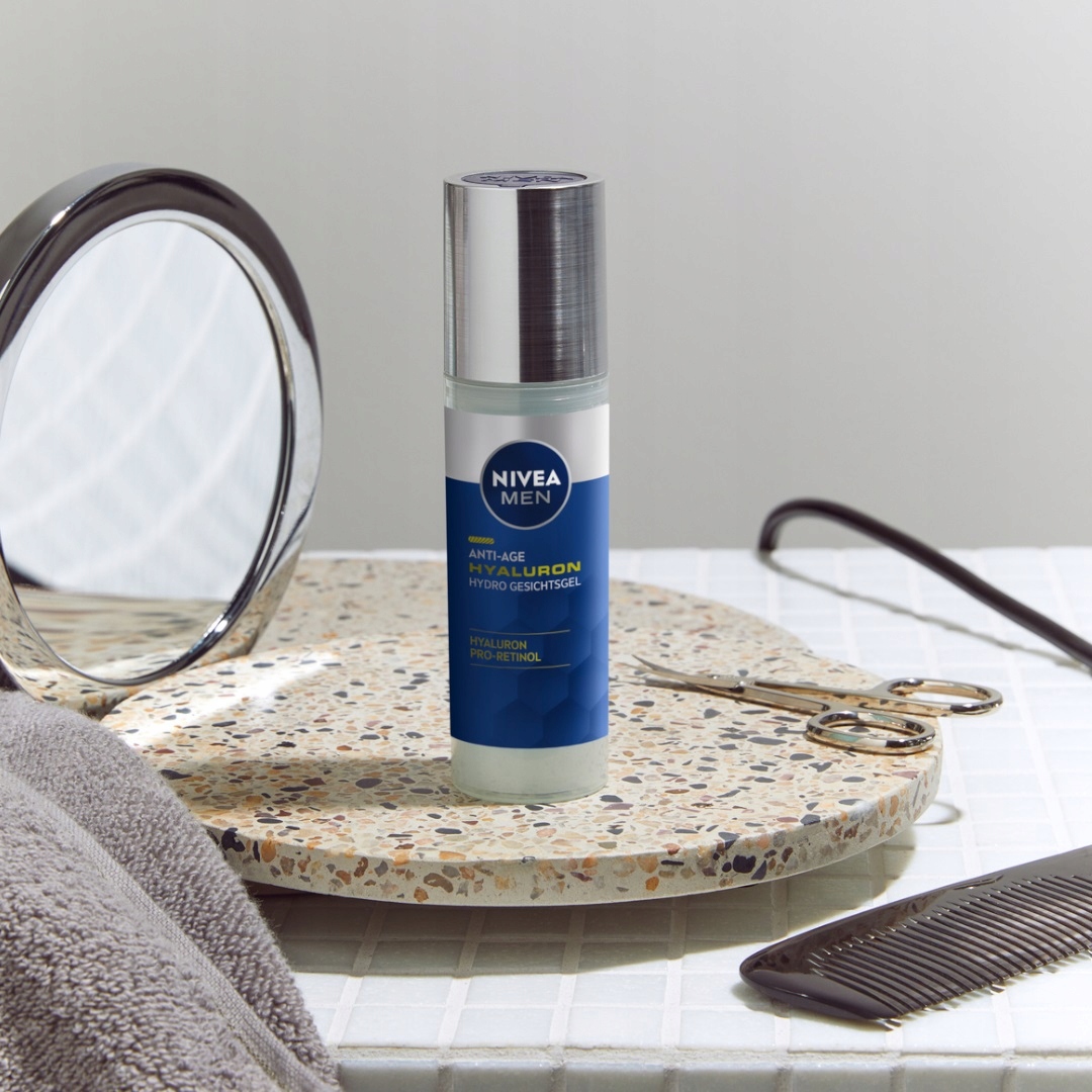 NIVEA Men Hyaluron żel do twarzy przeciwzmarszczkowy 50ml Marka Nivea Men