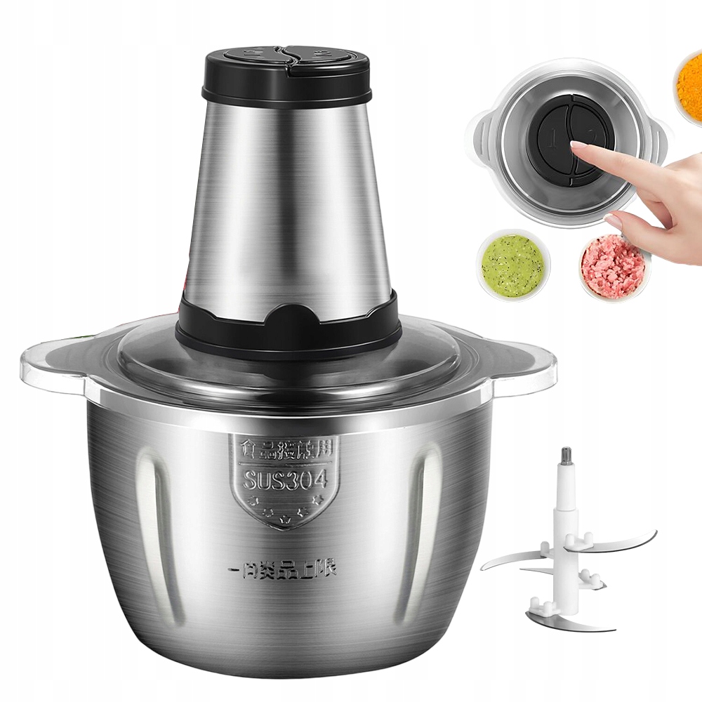 Młynek Elektryczny, Młynek Do Żywności, Do Mięsa Z 2 Regulacją Prędkości 300W