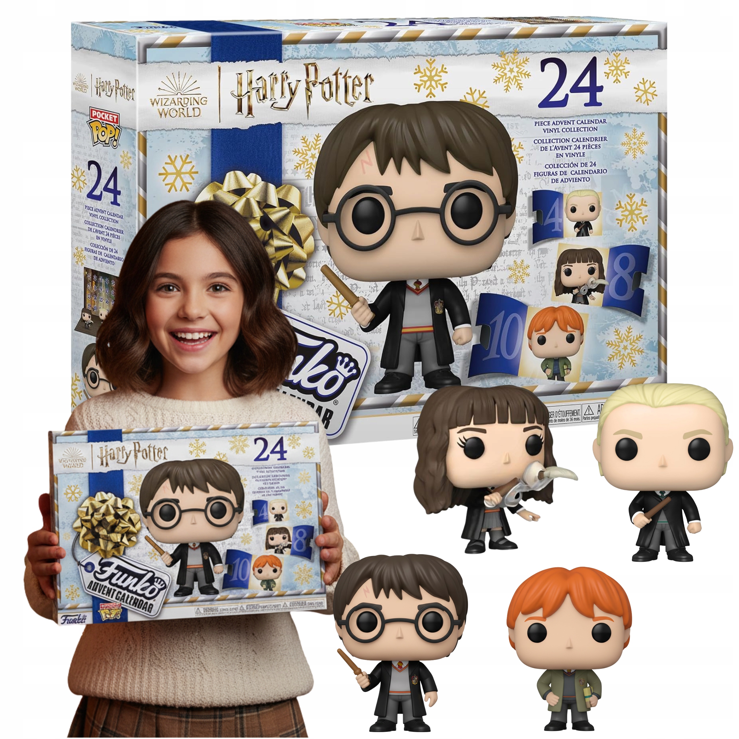 Adventný kalendár Funko Pop Harry Potter darček Mikuláš Ron Hermiona