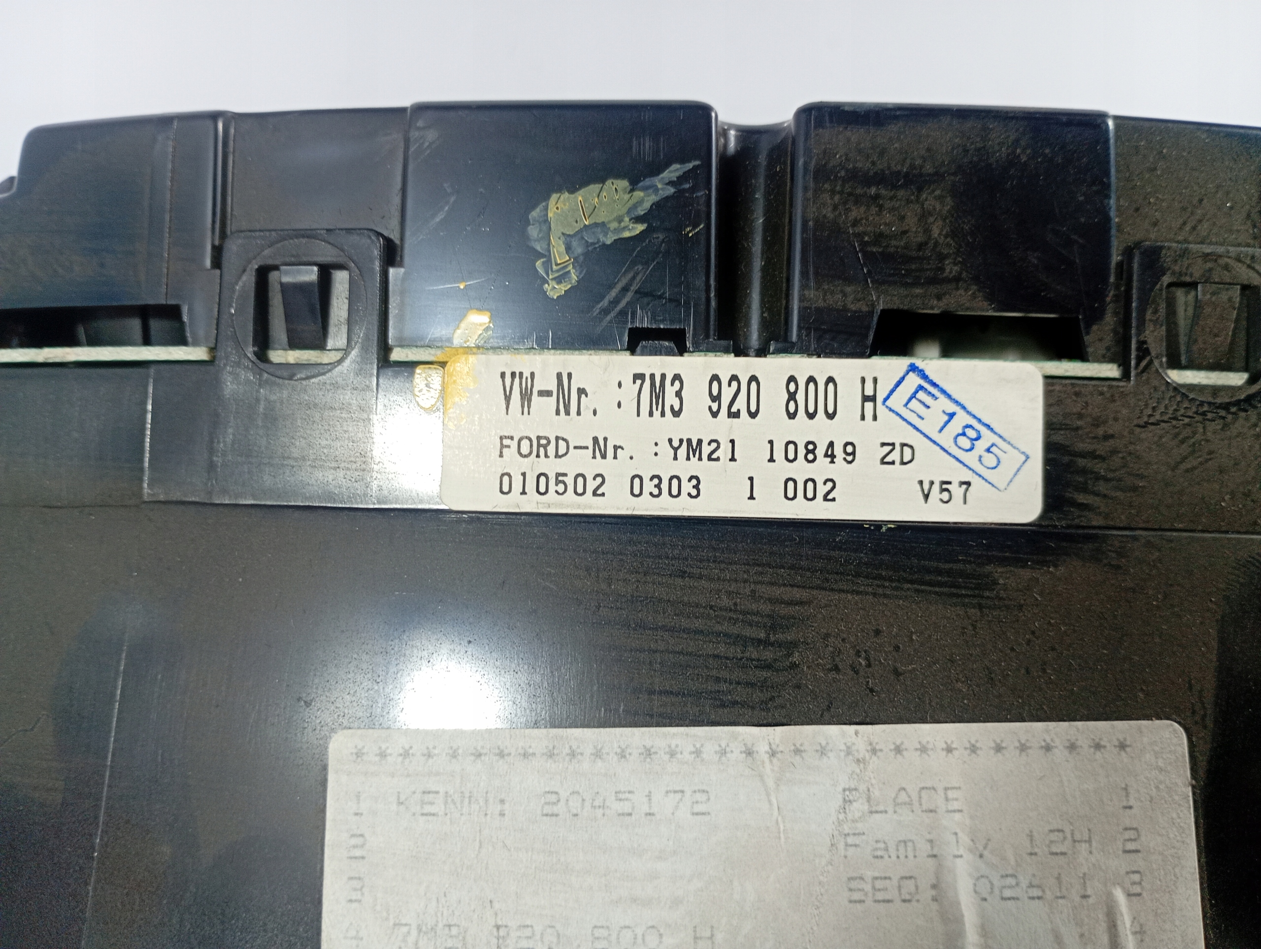 VW Sharan MK1 FL 00-10 dials dials tachometer OE 7M3920800H