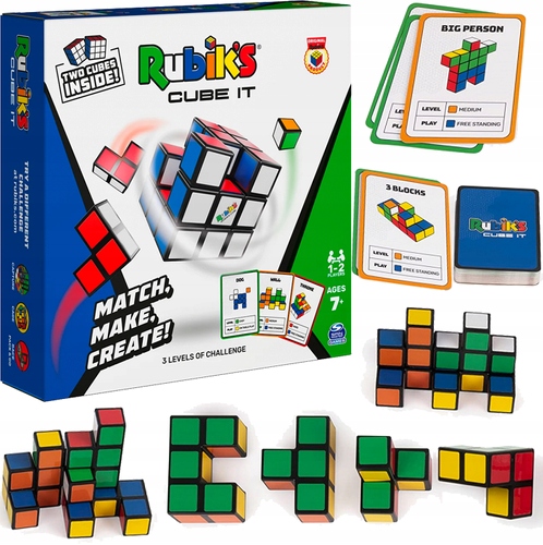 Kostka Rubika Cube It Gra Logiczna Dwie kostki 6063268