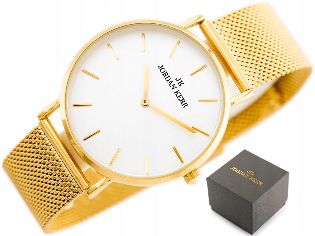 

Zegarek Damski Jordan Kerr Atena mesh Box Grawer