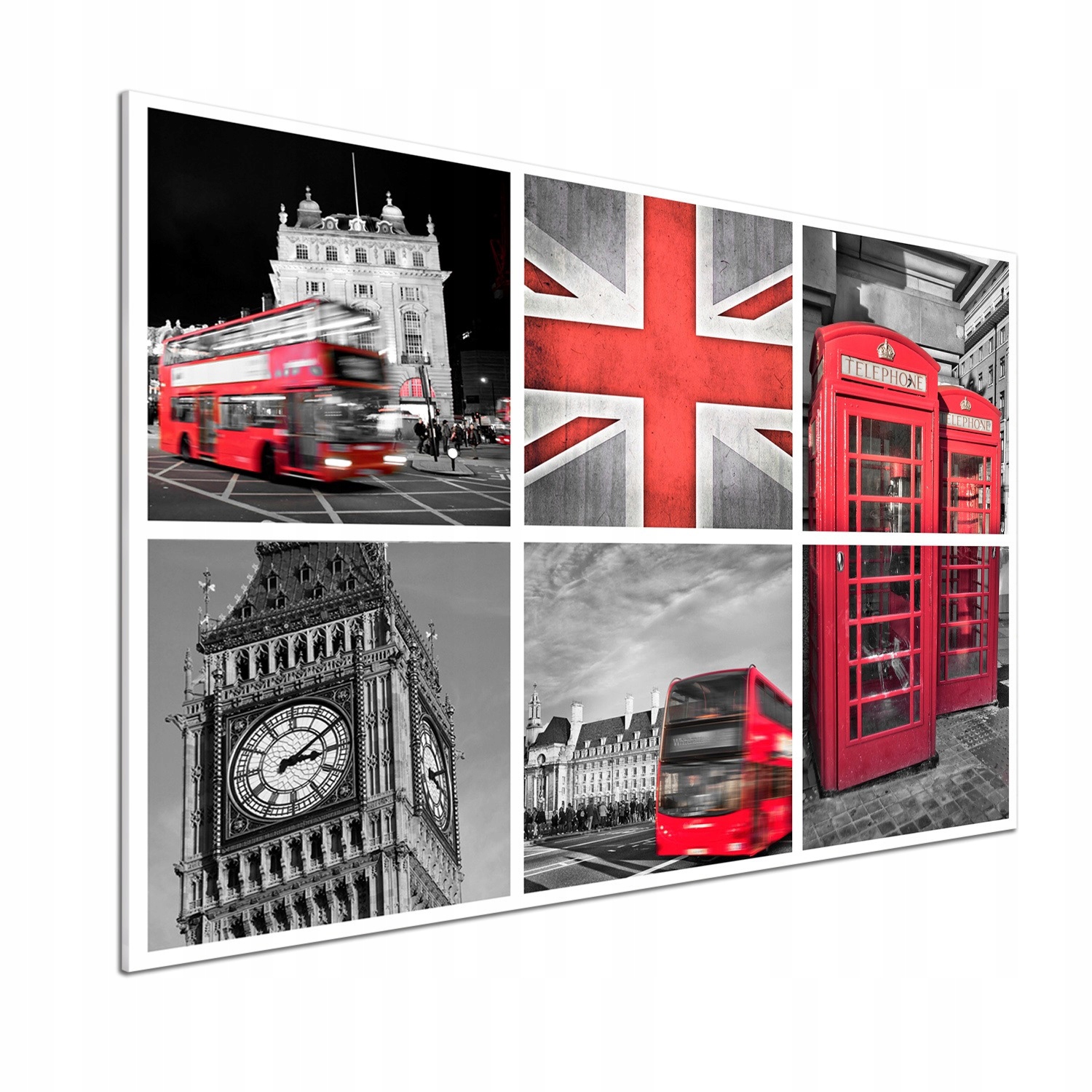 Dekoračný panel sklo Koláž Londýn 100x70 cm Lepidlo