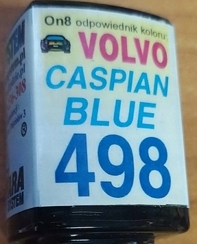 

Zaprawka Lakiernicza Volvo 498 caspian blue