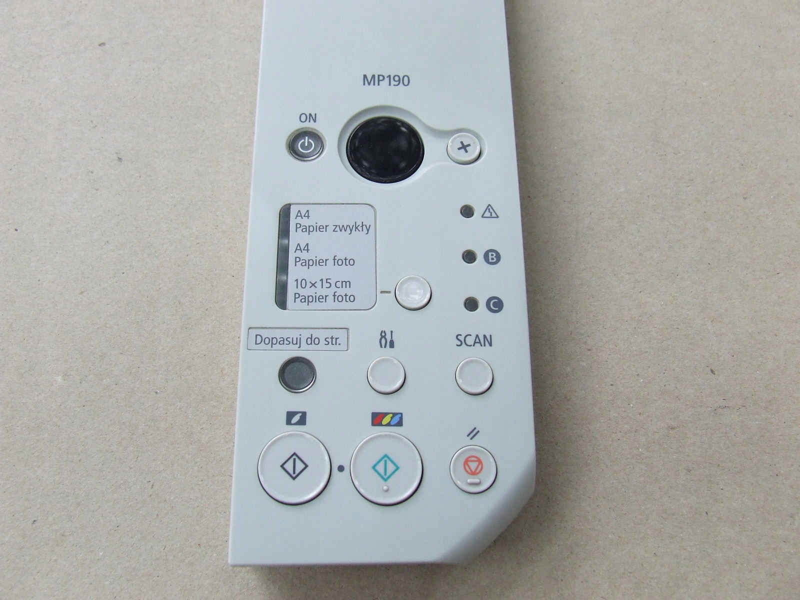 Panel sterujący drukarki CANON MP190
