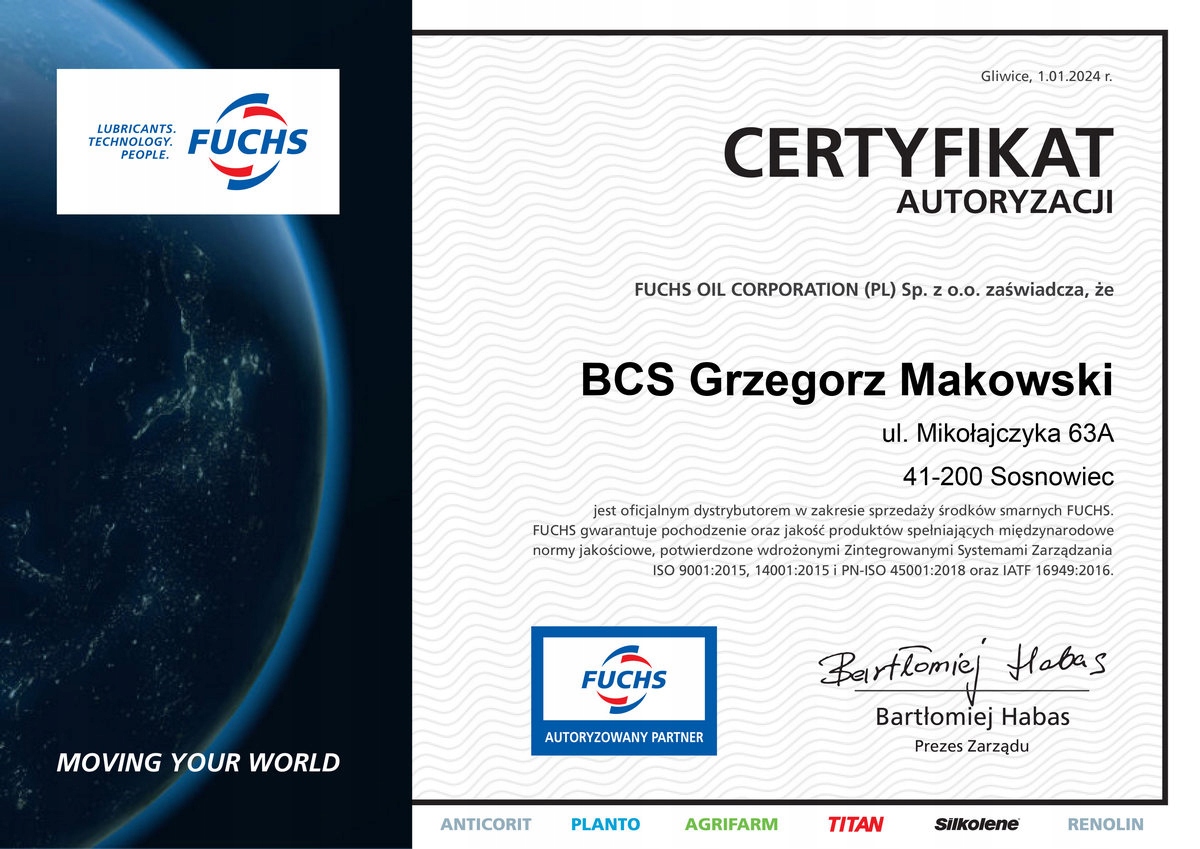 12 x FUCHS BRAKE CLEANER - ODTŁUSZCZACZ I ZMYWACZ DO HAMULCÓW 500ml DYSTRYB Producent Inny