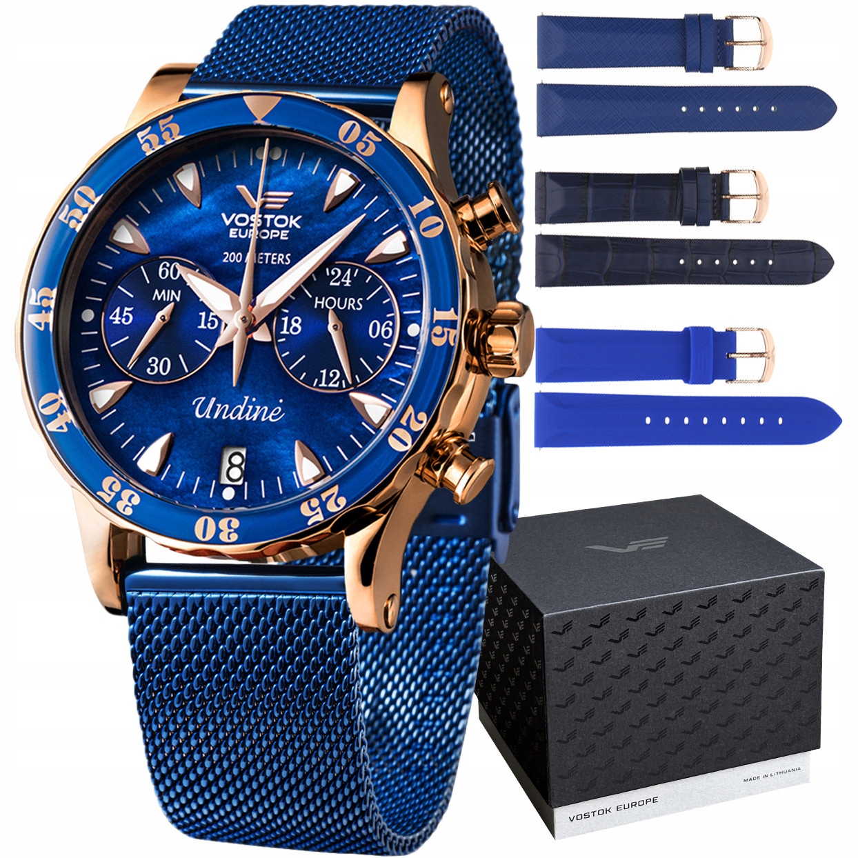 Dámské hodinky Vostok Europe VK64-515B670BBL modré